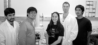 photo: the research efforts of professor Suneel Kodambaka s In situ Microscopy Lab are focused on synthesis and characterization of low-dimensional structures such as quantum dots, nanowires, and graphene thin films; research students include (left to right) Dean Cheikh, Jeung Hun Park, Chilan Ngo, Filiberto Colon, and Yuya Murata