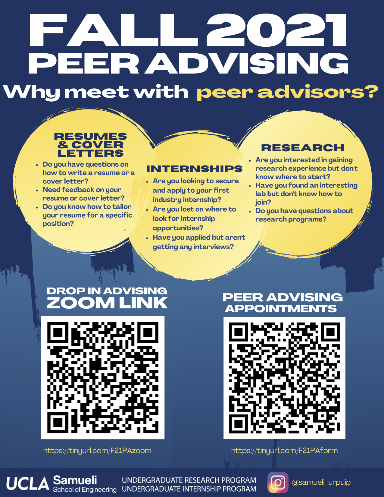 Why Meet with Peer Advisors?