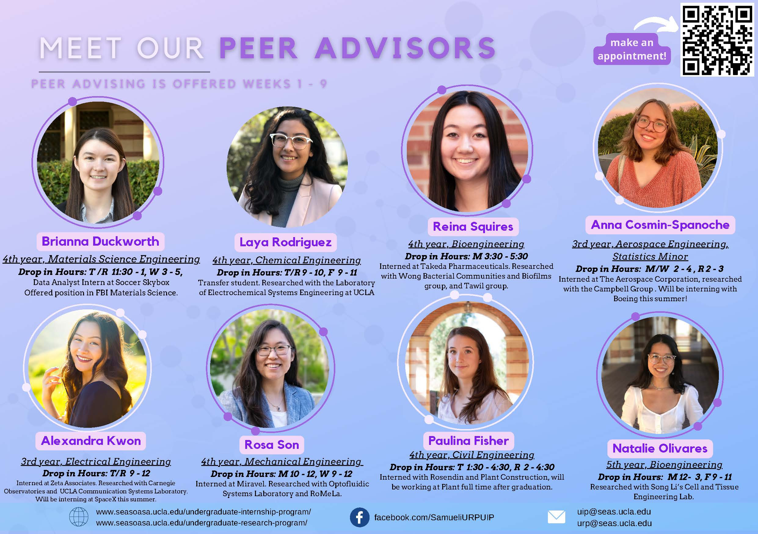 Meet Our Peer Advisors